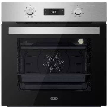   EVIDO LEVEL 60X beépíthető sütő, multifunkciós, 60 cm, inox/fekete üveg