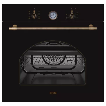   EVIDO RUSTIC-O 6AA multifunkciós sütő,analóg,antracit/bronz