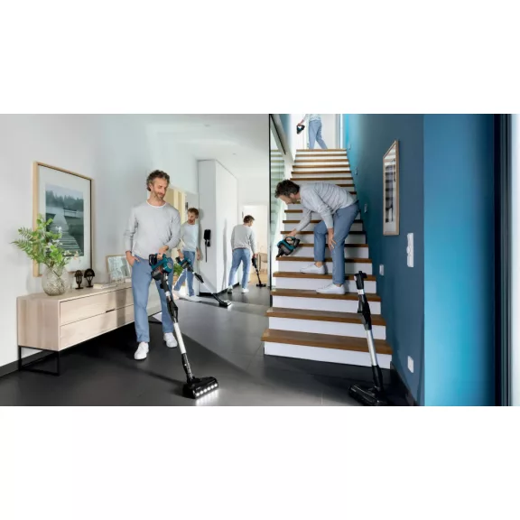 BOSCH BSS71125AH Serie|7 Akkumulátoros porszívó | Unlimited 7 | 18 V / 2,5 Ah Li-Ion akku | Kék