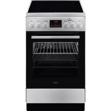   AEG CCB56481BM Kerámialapos tűzhely | PlusSteam | AirFry | 57l | Inox