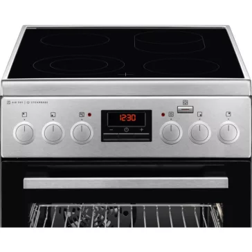   AEG CCB56481BM Kerámialapos tűzhely | PlusSteam | AirFry | 57l | Inox