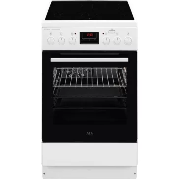   AEG CCB56481BW Kerámialapos tűzhely | PlusSteam | AirFry | 57l | Fehér