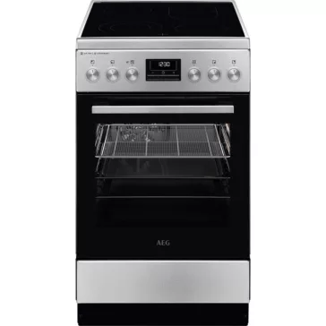 AEG CCB56490BM Kerámialapos tűzhely | Inox