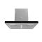 EVIDO LINE 60B T-shape fali páraelszívó, 60 cm, inox/fekete üveg, érintőszenzor