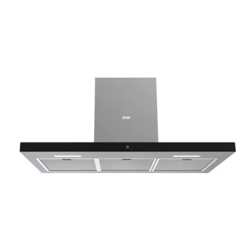   EVIDO LINE 90B T-shape fali páraelszívó, 90 cm, inox/fekete üveg, érintőszenzor