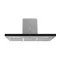 EVIDO LINE 90B T-shape fali páraelszívó, 90 cm, inox/fekete üveg, érintőszenzor