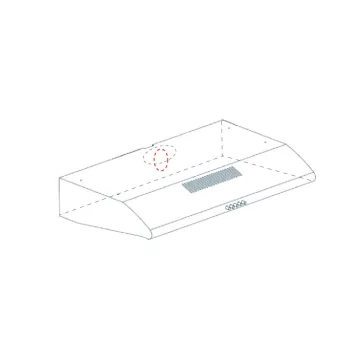   EVIDO DUALFLOW 60W hagyományos páraelszívó, 60 cm, fehér
