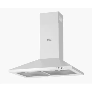EVIDO TRICOL 60W kürtős fali páraelszívó, 60 cm, fehér