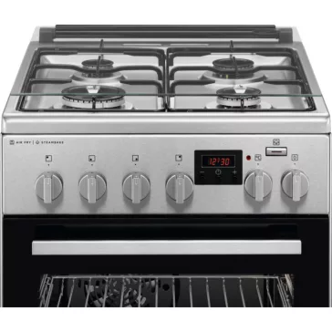   AEG CKB56481BM Kombinált tűzhely | PlusSteam | AirFry | 57l | Inox