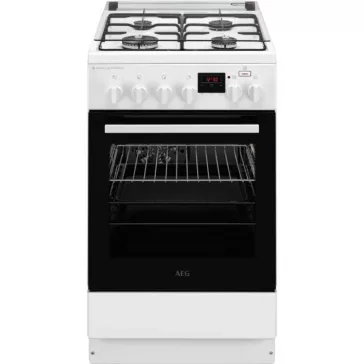   AEG CKB56481BW Kombinált tűzhely | PlusSteam | AirFry | 57l | Fehér