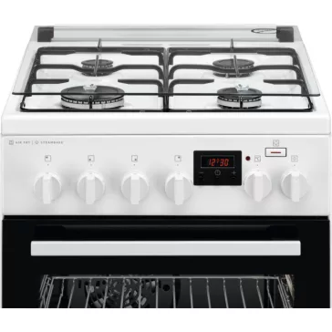   AEG CKB56481BW Kombinált tűzhely | PlusSteam | AirFry | 57l | Fehér