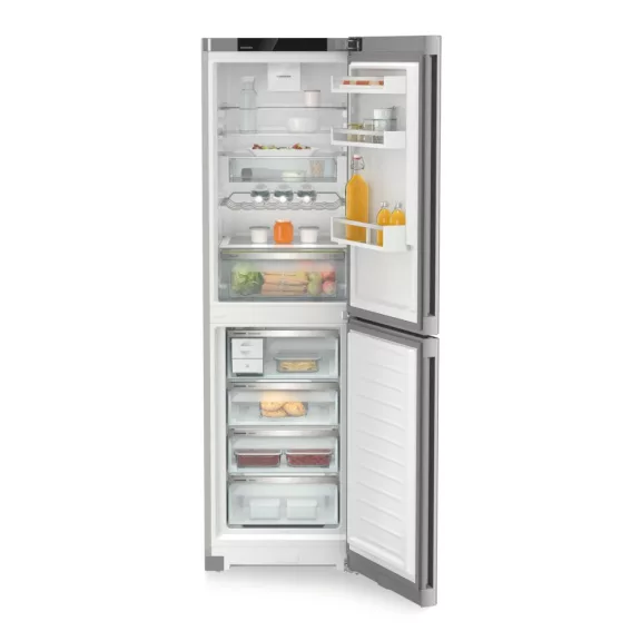 LIEBHERR CNsfc 573i Szabadonálló kombinált alulfagyasztós hűtőszekrény | Silver