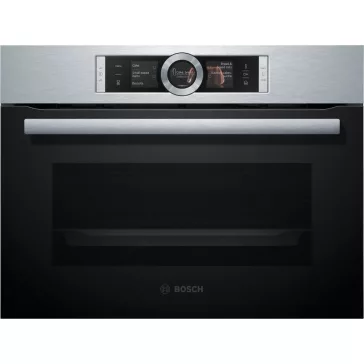   BOSCH CSG656BS2 Serie|8 Beépíthető kompakt gőzsütő | TFT | 47l | EcoClean | Nemesacél