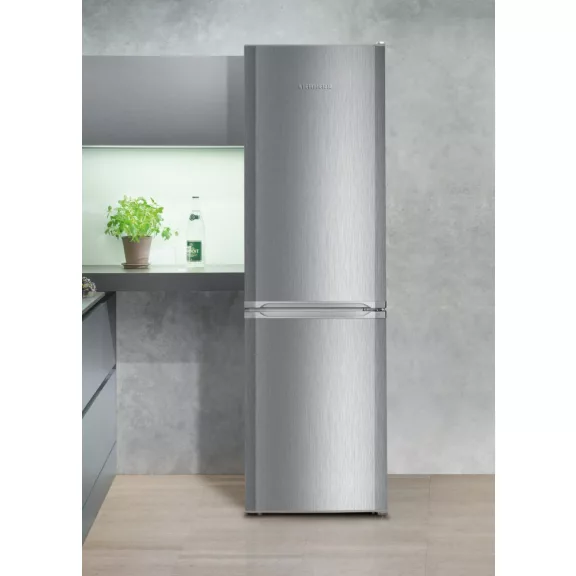 LIEBHERR Cuele 331 Szabadonálló kombinált alulfagyasztós hűtőszekrény | Silver
