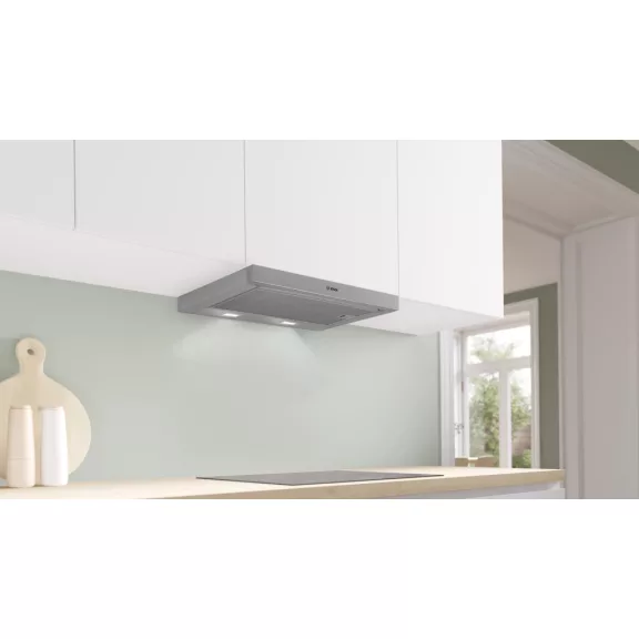 BOSCH DFL064W54 Serie|2 Beépíthető teleszkópos páraelszívó | 394m3/óra | 60 cm | Nemesacél