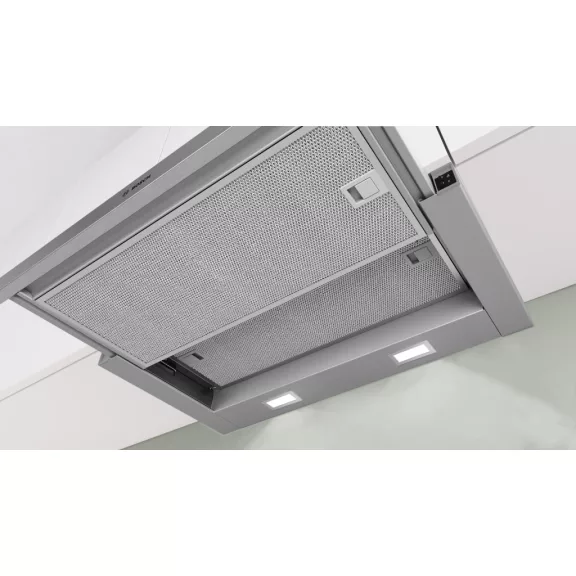 BOSCH DFL064W54 Serie|2 Beépíthető teleszkópos páraelszívó | 394m3/óra | 60 cm | Nemesacél