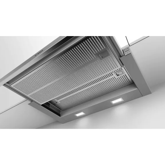 BOSCH DFS067A51 Serie|4 Beépíthető teleszkópos páraelszívó | 728m3/óra | 60 cm | Nemesacél