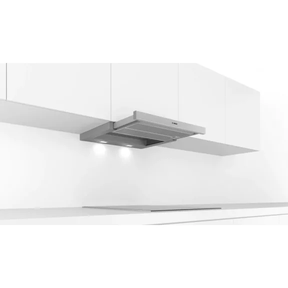 BOSCH DFS067A51 Serie|4 Beépíthető teleszkópos páraelszívó | 728m3/óra | 60 cm | Nemesacél