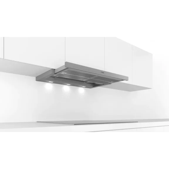 BOSCH DFS097A51 Serie|4 Beépíthető teleszkópos páraelszívó | 729m3/óra | 90 cm | Nemesacél