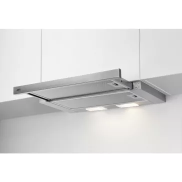   AEG DPB3632S Beépíthető teleszkópos páraelszívó | LED | 60 cm | Inox