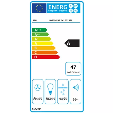 AEG DVE5962HB Kürtős páraelszívó | 4 fokozat | 90 cm