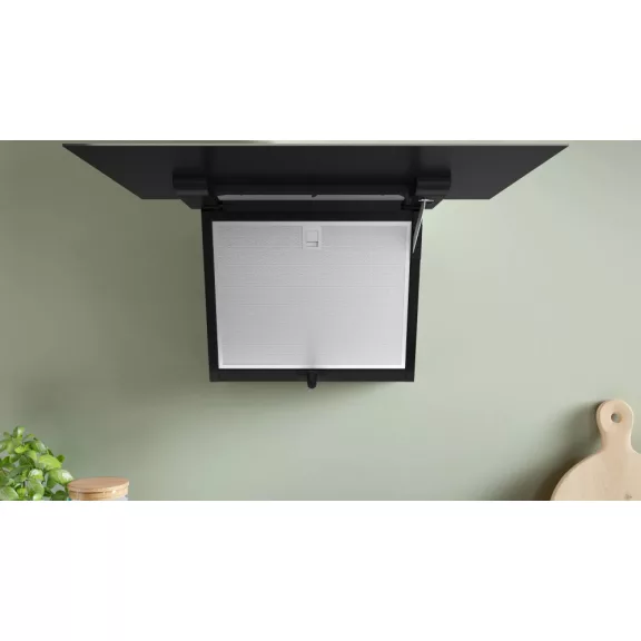 BOSCH DWK67FN60 Serie|4 Beépíthető fali kürtős páraelszívó | TouchSelect | SoftLight | EcoSilence Drive | 768m3/óra | 60 cm | Fekete