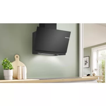   BOSCH DWK81AN60 Serie|6 Beépíthető fali kürtős páraelszívó | EcoSilence Drive | Wifi | 915m3/óra | 80 cm | Fekete üveg
