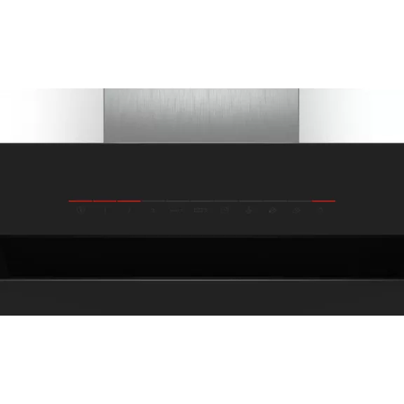BOSCH DWK98JQ60 Serie|6 Beépíthető fali kürtős páraelszívó | TouchControl | 840m3/óra | 90 cm | Fekete üveg