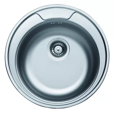   LIVINOX RONDO 145 natúr rozsdamentes acél mosogató, 480 mm, dobozos