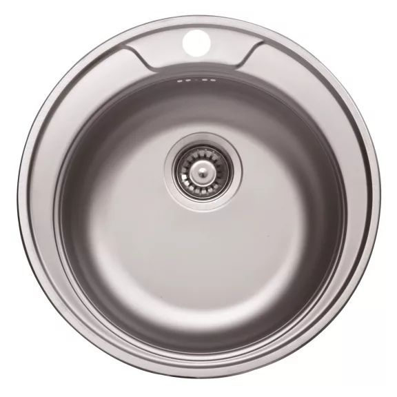 LIVINOX RONDO 145 natúr rozsdamentes acél mosogató, 480 mm