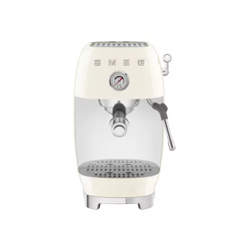  SMEG ESPRESSO KÁVÉFŐZŐ COLD BREW FUNKCIÓVAL, retro, bézs
