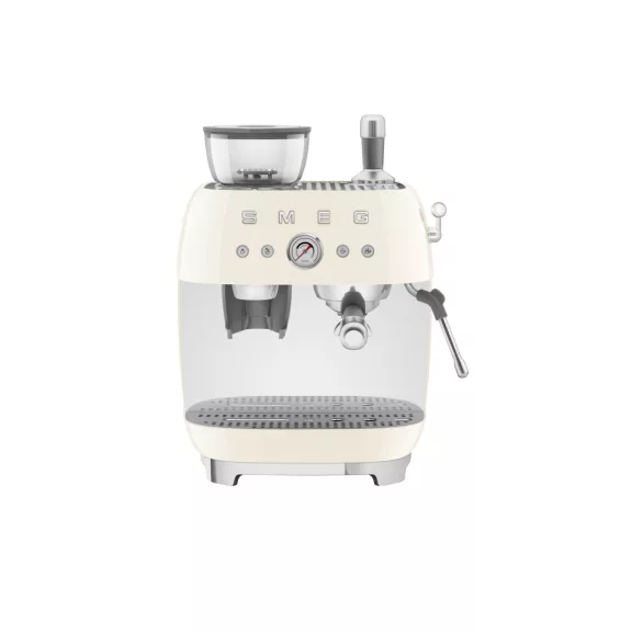 SMEG ŐRLŐVEL KOMBINÁLT ESPRESSO KÁVÉFŐZŐ, retro, bézs
