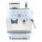 SMEG ŐRLŐVEL KOMBINÁLT ESPRESSO KÁVÉFŐZŐ, retro, világoskék