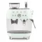 SMEG ŐRLŐVEL KOMBINÁLT ESPRESSO KÁVÉFŐZŐ, retro, világoszöld