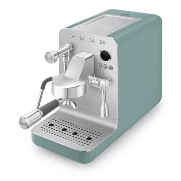   SMEG MINIPRO FÉLPROFESSZIONÁLIS KÁVÉFŐZŐ, Collezione design, matt smaragdzöld