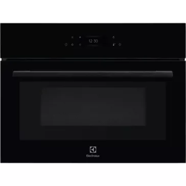   Electrolux EVL8E08WZ Beépíthető kompakt sütő mikrohullám funkcióval | LCD | 43l | Wifi | Fekete