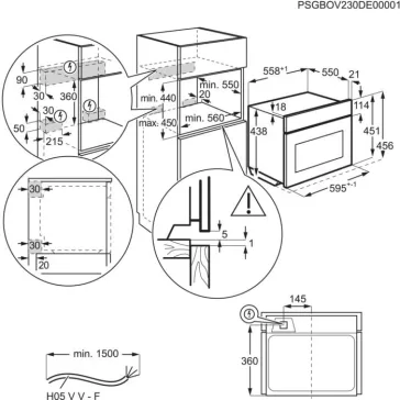   Electrolux EVM9E2XT beépíthető kompakt mikrohullámú sütő