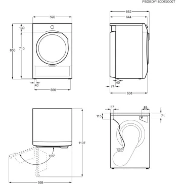 Electrolux EW8H259ST Hőszivattyús szárítógép  