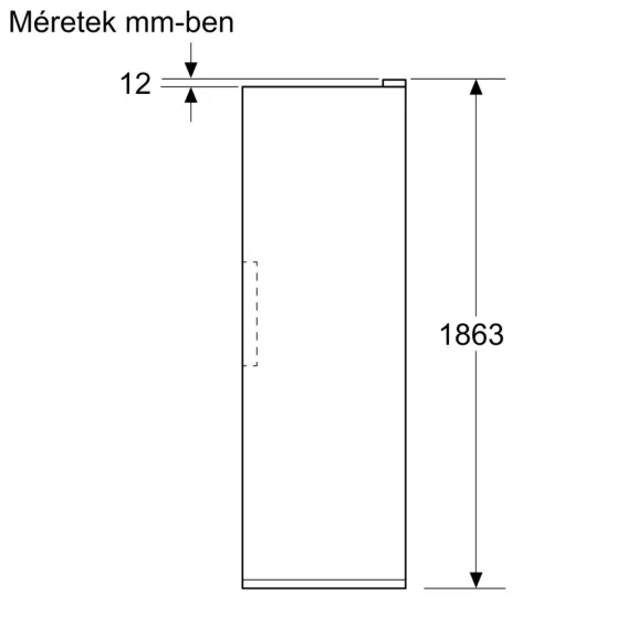BOSCH GSN36VLDG Serie|4 fagyasztószekrény, 186 cm, szálcsiszolt acél