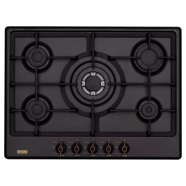 EVIDO RUSTIC-H 70A gáz főzőlap, 70 cm,antracit/bronz