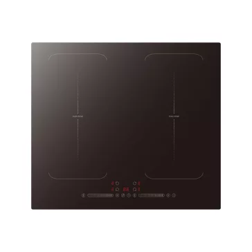   EVIDO VETRO 60DB indukciós főzőlap, 60 cm, 2 db multizone, fekete