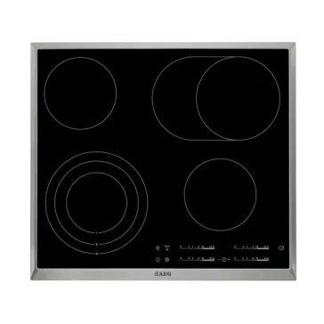   AEG HK365407XB Beépíthető kerámia főzőlap  Fekete + inox