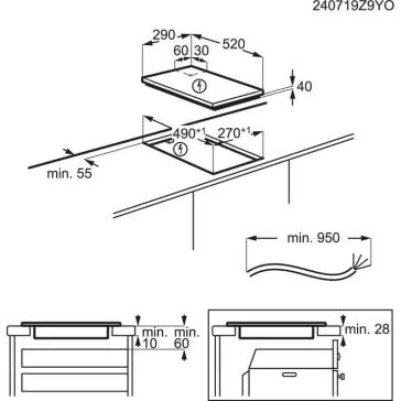   AEG HRB32310CB Beépíthető kerámia főzőlap | DirektTouch | 29 cm | Fekete