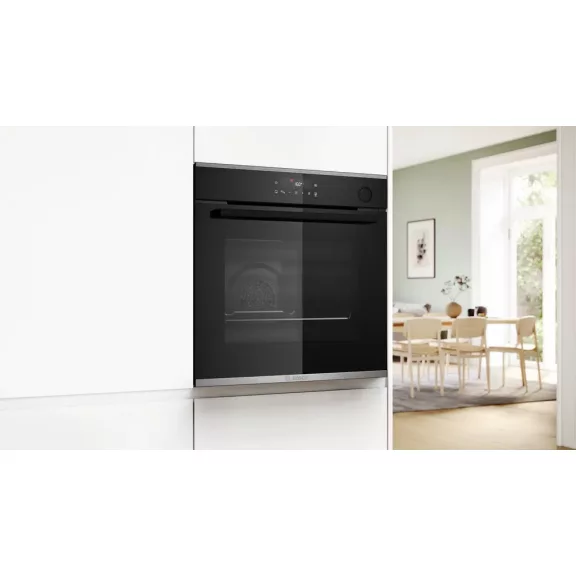 BOSCH HRG272EB3 Serie|4 Beépíthető sütő gőz funkcióval | Fekete