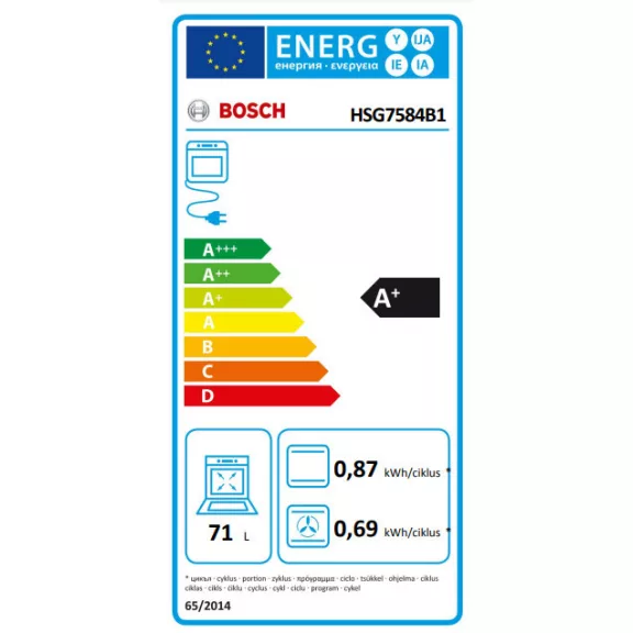 BOSCH HSG7584B1 Serie|8 Beépíthető gőzsütő | Fekete