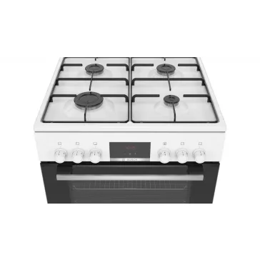   BOSCH HXN390D20 Serie|4 Kombinált tűzhely | LED | 3D hőlégbefúvás | 66l | Fehér