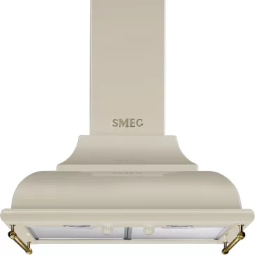   SMEG CORTINA design kürtős fali páraelszívó, 60 cm, bézs