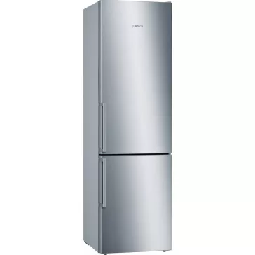   BOSCH KGE398IBP Serie|6 Szabadonálló kombinált alulfagyasztós hűtőszekrény | Szálcsiszolt acél színű