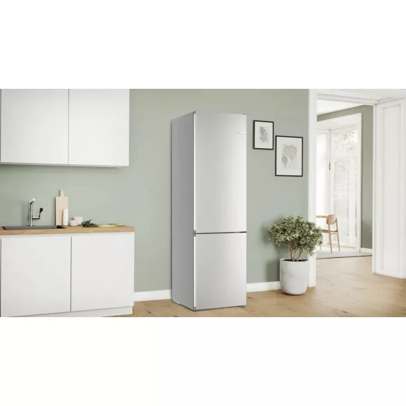 BOSCH KGN392I1F Serie|4 Szabadonálló kombinált alulfagyasztós hűtőszekrény | Szálcsiszolt acél színű