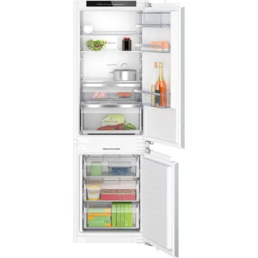   NEFF KI7863DD0 N70 Beépíthető kombinált alulfagyasztós hűtőszekrény | NoFrost | 188/67 l | 177.2 cm magas | 55.8 cm széles
